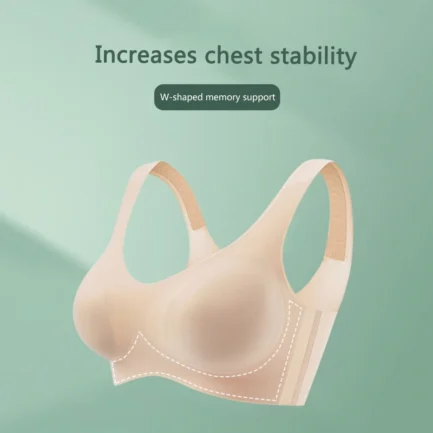 Ice Silk Bra Seamless Vest Bras Women Soft Thin Push Up Underwear Comfortable Sleep Top With Chest Padded Sports Bralette - Image 13