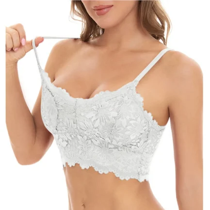 Women Plus Size Strapless Bra Solid Comfort Wireless Bra Padded Crop Tops Corset Bra For Women Tight Sports Bras Underwear Women - Image 3