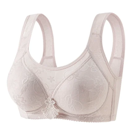 Women Casual Breathable Top Bra Underwear Without Steel Ring Gathering And Adjusting Bra Strapless Bra for plus Size Women - Image 13