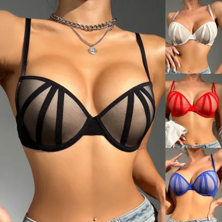 Black Women's Thick Bra large size Plus Size 5XL Bra Cotton Gathered Steel Ring Push-up Vest Crop Wire Frees Bra Lingerie - Image 7