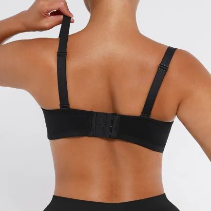 Women Wholesale 1/2 Cup Underwire Bra with Detachable Straps Shapewear Bust Support Push Up Gathering New Bra Underwear - Image 4