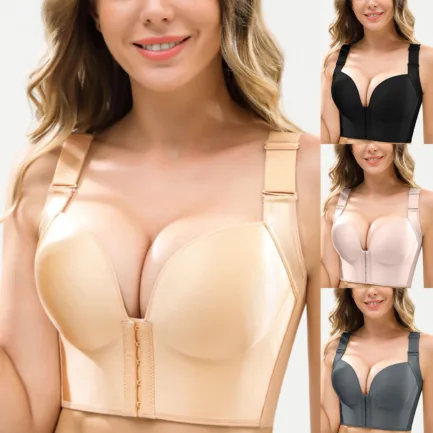 Women Front Closure&Wide Straps Longline Cup Full Coverage Sports Bras for Girls Light Sports Bra Bra Women Sports for Women Bra - Image 13