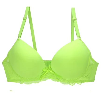 2024 New Sexy Push Up Bra For Women Pink Blace Blue Green Khaki Purple Brassiere BCDE Cup Underwear Underwire Plus Size Lingerie - Image 5