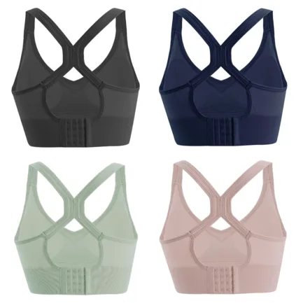 3PCS Bras for Women Underwear Sexy Sports Lingerie Seamless Cross Brassiere Tanks Tops Sleep Top Wireless Bralette Push Up Bra - Image 5