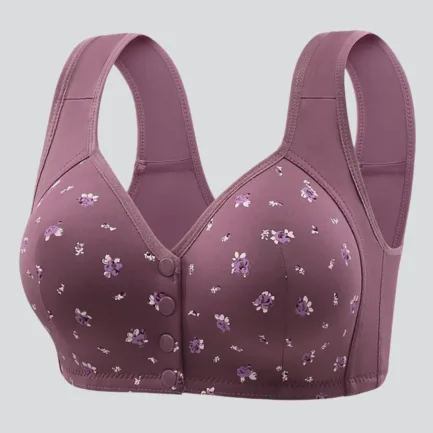 Women'S Front Opening Fixed Cup Underwear Plus Size Non Steel Ring Tank Top Bra Underwear Plus Sized Sports Breathable Bra - Image 13