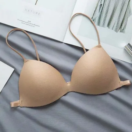 Woman's Nonwire Simple Sexy Lingerie Seamless Beautiful Back Underwear Girls Thin Comfortable Bra No Steel Ring Sexy Small Bra - Image 13