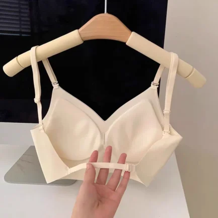 Strapless Underwear Women Invisible Bra Deep U Plunge Bras Backless Top for Dresses Sexy Lingerie with Transparent Strap Push Up - Image 3
