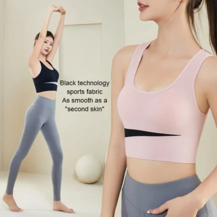 Sports Bras Women Push Up Top Fitness Vest Sports Top Seamless Wire Free Underwear Shockproof Yoga Bra Quick Dry Gym Sportswear - Image 7