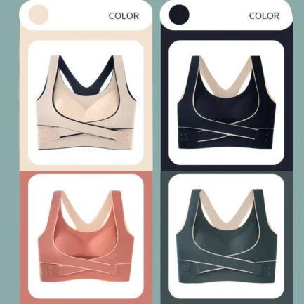 Sports Top Lingerie Beauty Back Correction Hunchback Shape Compression Breast Anti-sag Plus Size Underwear Soft Sports Bra - Image 20