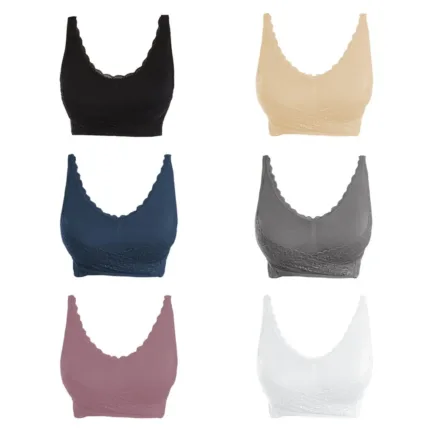 Plus Size Dailywear Bra Seamless Sleep Bralette Padded Bra Women's underwear push up big size Women's bras - Image 5