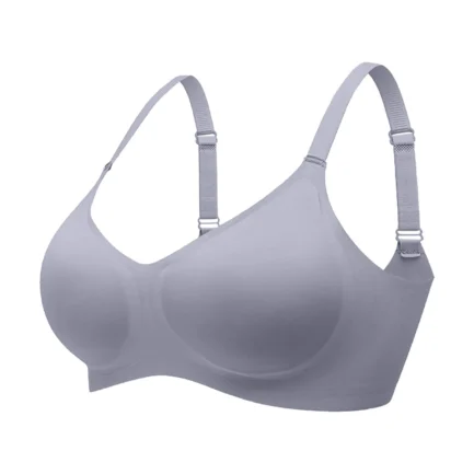Ultra Thin Sports Bra Comfortable Traceless Full Coverage Bras For Women Wireless Soft Support Adjustable Strap Solid Bra - Image 9