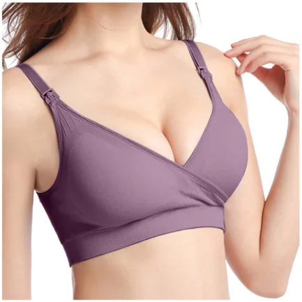 Womens Sports Bras Pack Women Lactation Bras For Women No Underwire Seamless Bralettes For Women Wireless Bra Soft Support - Image 9