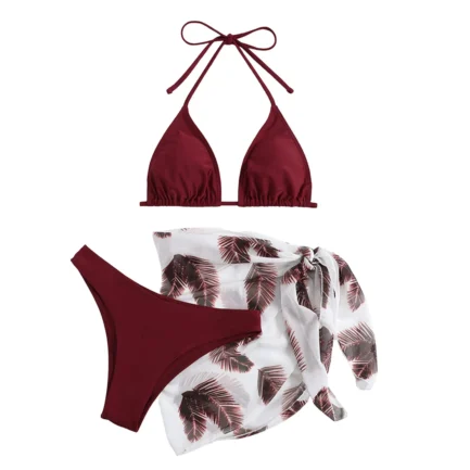 Summer Sexy Bathing Suit Suspender Triangle Split Light Three Piece Cool Breathable Swimsuit Female Swimwear Vacation Outfits - Image 6