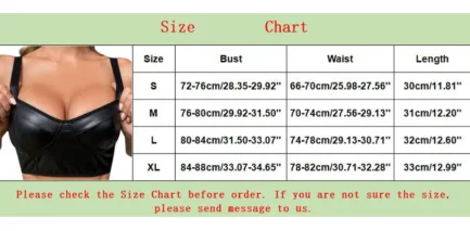 Womens Leather Crop Tops Wet Look Bra V Neck Tank Tops Sexy Gothic Camisoles Skinny Clubwear Camisole Erotic Lingerie Vests топ - Image 8