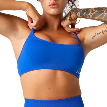 2Pieces TKITK Dynamic Backless Sports Bra Seamless Spandex Woman Fitness Elastic Breathable Enhancement Leisure Sports Underwear - Image 12