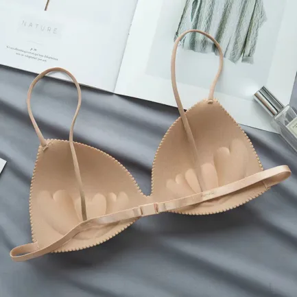 Woman's Nonwire Simple Sexy Lingerie Seamless Beautiful Back Underwear Girls Thin Comfortable Bra No Steel Ring Sexy Small Bra - Image 11