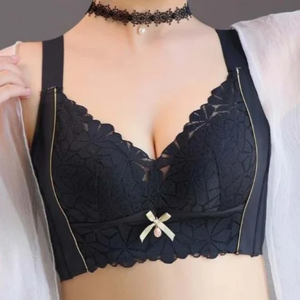 Bra For Women Seamless Push Up Bralette Sexy Adjustable Breathable Wireless Hollow Out Lace Comfortable Underwear Tops Brassiere - Image 3