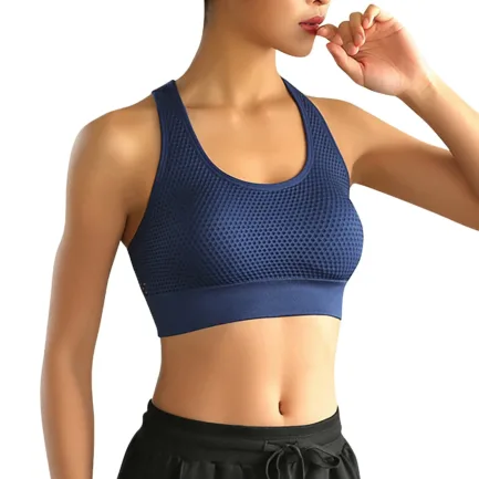Cut Out Beauty Back Sports Bra High Elastic Knit Top Melon Sports Bra Cropped Yoga with Bra Molded Sports Bra Women Sports - Image 8
