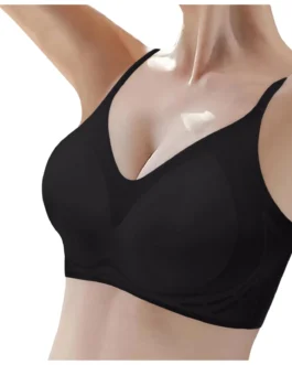 Women's Cool Jelly Seamless Ice Silk Thin Soft Support Breathable Comfortable Back Push Up Bra Athletic Sports Bras for Women