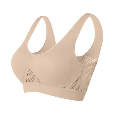 Women Bras Wireless Cotton Breathable Cool Liftup Air Bra 2024 New Large Size Air Bra Breathable And Comfortable Mesh Sports Bra - Image 10