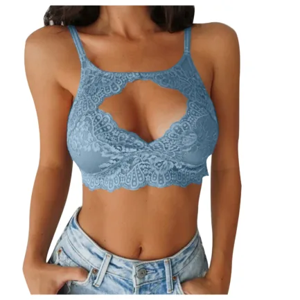 Wireless Push Up Bra Sexy Lace Hollow Bralette Women Breathable Underwear Fashion Lingerie Seamless Bras Femme Brassiere - Image 8