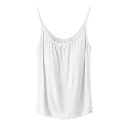 Sexy Casual Tanks T Shirt Strapless Tube Tank Top For Women Sleeveless Tops With Built In Bras Shelf Bra Padded Shirt Underwear - Image 12