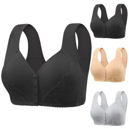 Women'S Non Steel Ring Lace Tank Top Bra Large Size Gathered To Collect Side Breasts Bra Underwear Medium Female Intimates - Image 15
