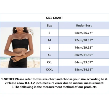 Womens One Word Wrap Chest Lace Underwear Womens No Steel Ring Full Cup Anti Slip Small Breasts Gathered Breathable Lady Bra - Image 5