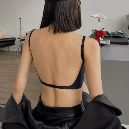 Sexy Women Lingerie U Backless Bras Deep U Low Cut Push Up Bra Brassiere Female Breathable Bralette Invisible Bra Underwear - Image 8