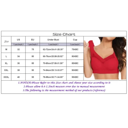 Women's Large Strapless Lace Tank Top Underwear Thin Side Fold Side Breast Gather Adjustable Bra Big Chest Small Sleep Bra - Image 7