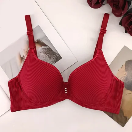 Sports Bras for Women Comfort Seamless Unlined Wireless Bras Solid Adjustable Straps No Underwire Push Up Bras Bralette Tank Top
