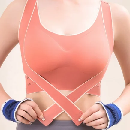 Active Underwear Women Shockproof Gathering Anti Droop Fitness Back Vest Traceless Sports Underwear No Steel Rings Bra - Image 14