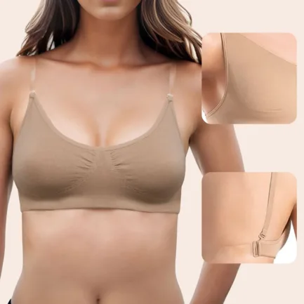 Womens Seamless Underwear Sexy Push Up Bras Female Plunget Transparent Thin Strappy Soft Bralette Beauty Back Wilress Bra - Image 10