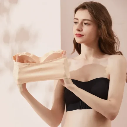 Invisible strapless bra for women wireless push up non slip wedding brassiere big breasts underwear sexy lingerie S-XL plus size - Image 5