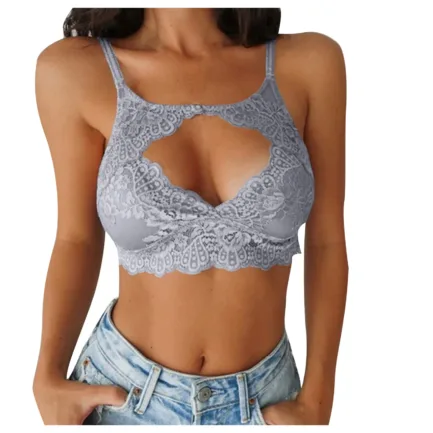 Wireless Push Up Bra Sexy Lace Hollow Bralette Women Breathable Underwear Fashion Lingerie Seamless Bras Femme Brassiere - Image 24