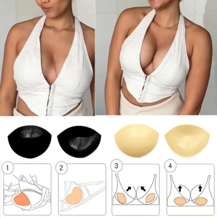 New Double Sided Adhesive Sticky Bra Push Up Bras Bikini Cup Enhancer Strapless Bra Women Invisible Bra Backless Underwear