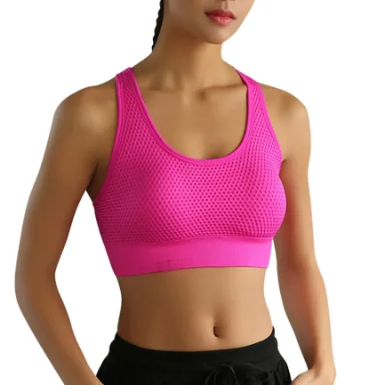 Cut Out Beauty Back Sports Bra High Elastic Knit Top Melon Sports Bra Cropped Yoga with Bra Molded Sports Bra Women Sports - Image 11
