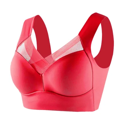 Women's Large Strapless Lace Tank Top Underwear Thin Side Fold Side Breast Gather Adjustable Bra Big Chest Small Sleep Bra - Image 8