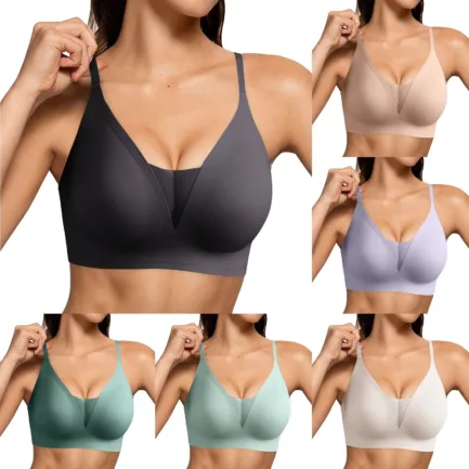 Women's Wireless Bra Push Up Bra No Underwire Comfort Bras Full Coverage Sport Everyday Bra Underwear Wirefree Bras for Women - Image 7