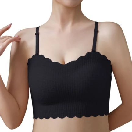 Womens Seamless Unwired Strapless Women Sexy Solid Tube Tops Female Girls Sling Breast Warp Bra Student No Steel Ring Underwear - Image 4