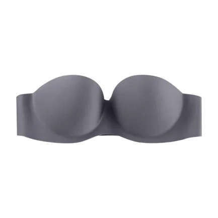 Strapless Pushup Bras Lift Bra Women Wireless One-piece Non Slip Underwear Back Closure Three Hook-And-Eye Solid Color Bra - Image 13