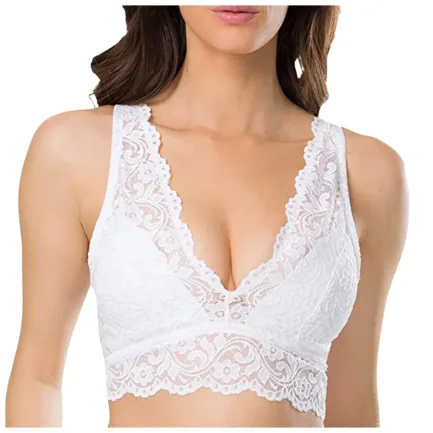 Women Lace Bra Underwire Cotton Bras Female Plus Size Lingerie Sexy Underwear No Underwire Brassiere Bralette Women Tank Top - Image 11
