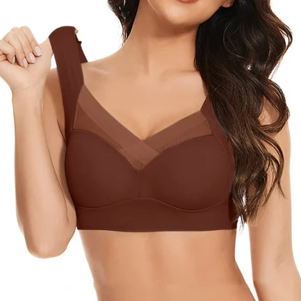 Large Size Push Up Bra For Women High Stretchy Lace Patchwork Sexy Brassiere Soft Seamless Underwear Gathered Sporty Bra 6XL - Image 8