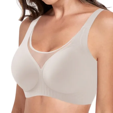 Women'S Without Underwire Seamless Bra Breathable Bralette Minimiser Bra T Shirt Sleep Bra With Additional Lingerie Underwear - Image 16