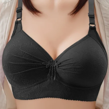 Women'S Adjustable Sports Underwear Extra Elastic Breathable Push Up Trim Bra Solid Color Large Size Breathable Comfortable Bra - Image 16
