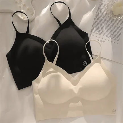 Strapless Underwear Women Invisible Bra Deep U Plunge Bras Backless Top for Dresses Sexy Lingerie with Transparent Strap Push Up - Image 21