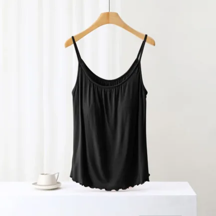 Sexy Casual Tanks T Shirt Strapless Tube Tank Top For Women Sleeveless Tops With Built In Bras Shelf Bra Padded Shirt Underwear - Image 4