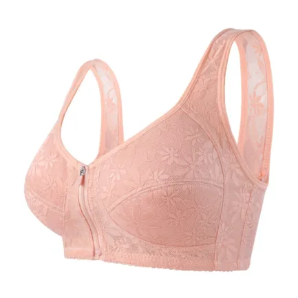 18 Fancy Women Underwear Bras Women'S Comfort Sports Bra Jacquard Zipper Wireless Breathable Yoga Bra Sleep Sujetadores Sexys - Image 10