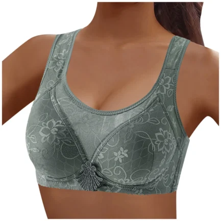 Women Casual Breathable Top Bra Underwear Without Steel Ring Gathering And Adjusting Bra Strapless Bra for plus Size Women - Image 16