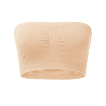 Sleep & Lounge Bras 3 Pieces Womens Non Padded Bandeau Sprots Bra Strapless Convertible Bralettes Basic Layer Top ملابس داخلية - Image 5